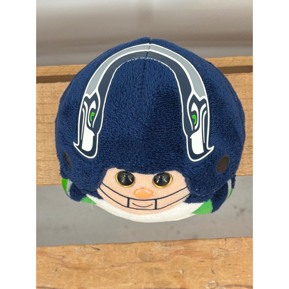 Ty Teeny Tys Seattle Seahawks NFL Plush Football Player Collectible Navy Blue - Picture 5 of 8